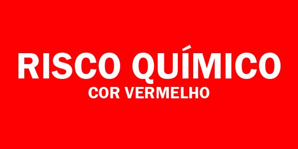 RISCO QUÍMICO COR VERMELHO